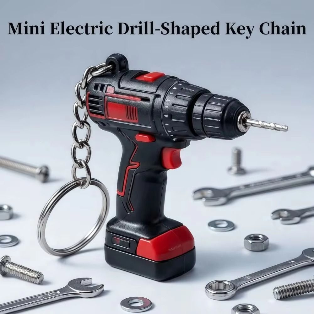 Power Tools Yellow - Gantungan Kunci Bor Listrik Bentuk Asli