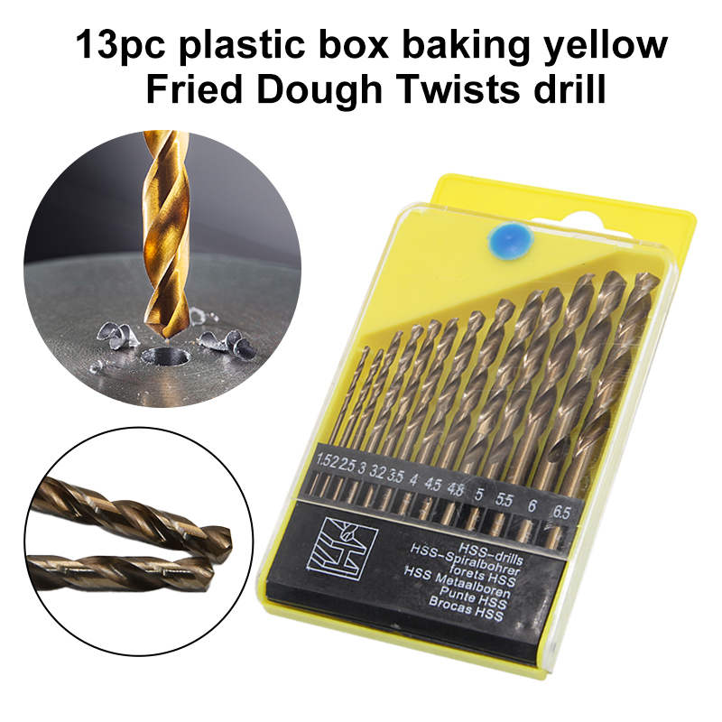 Power Tools Yellow - HSS bor putar kuning yang dipanggang