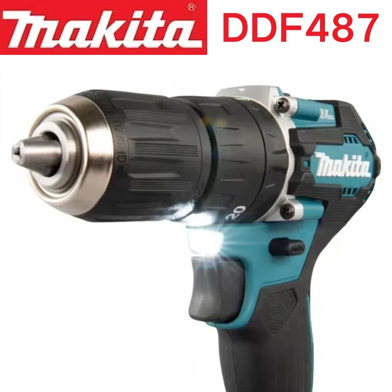 Power Tools Makita Set - Makita Asli. DDF487 Bor Tanpa Kabel
