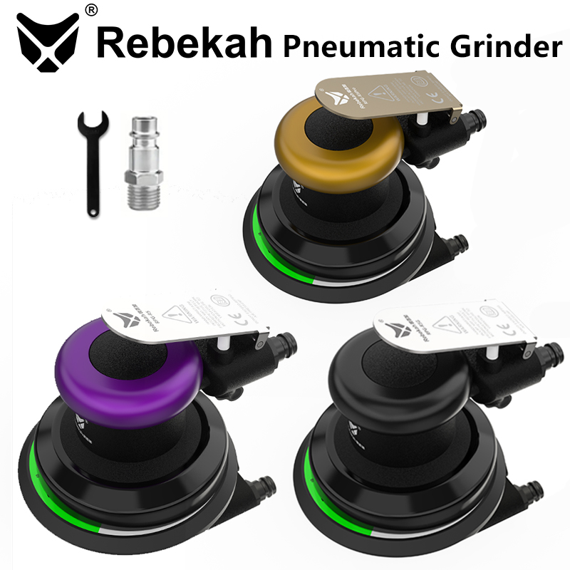Random Orbital Sander - Mesin Pengamplas Orbital Pneumatik Rebekah 125mm/150mm,