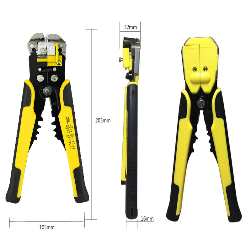 Power Tools Yellow - 【2026 Baru】Tang Pengupas Kabel Multifungsi, Pemotong