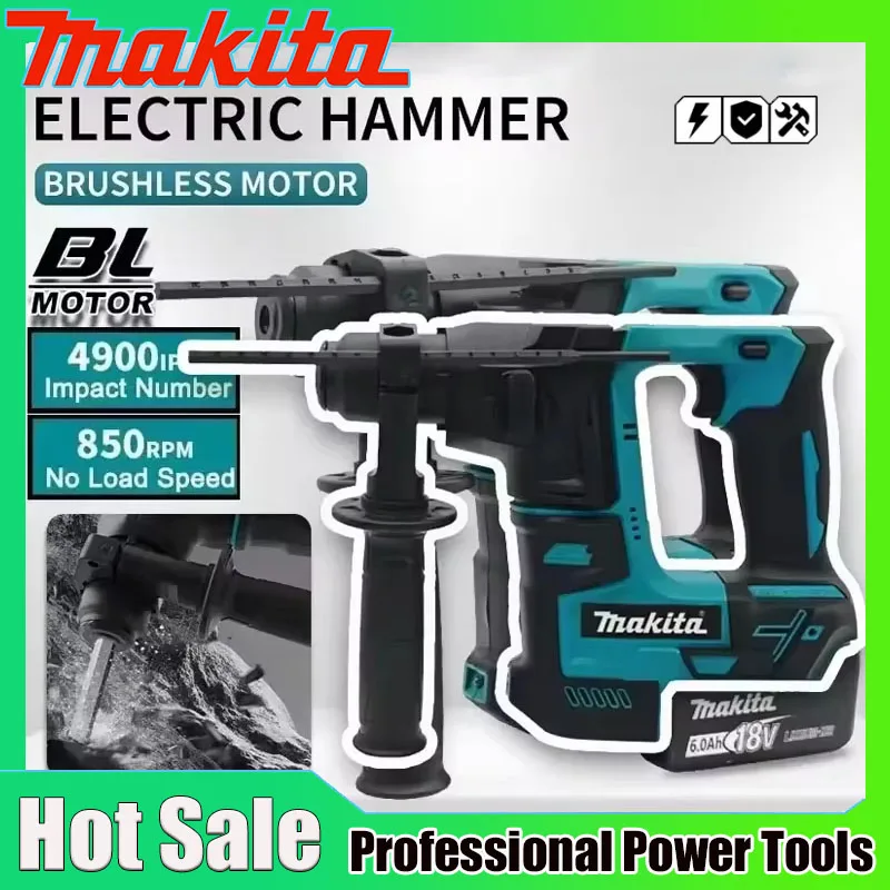Power Tools Hammer - Makita Brushless Hammer Cordless Electric Hammer