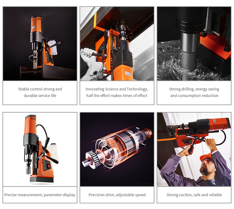 Power Tools Used In Construction - Mesin Bor dengan Basis Magnetik 220V
