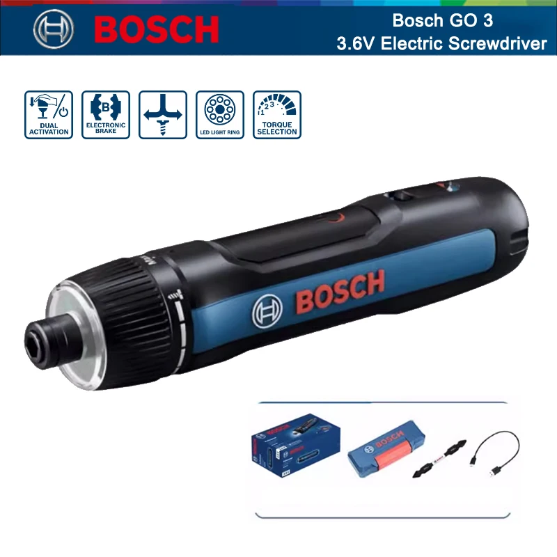 Power Tools And Hand Tools - Obeng Listrik BOSCH Go 3 Obeng