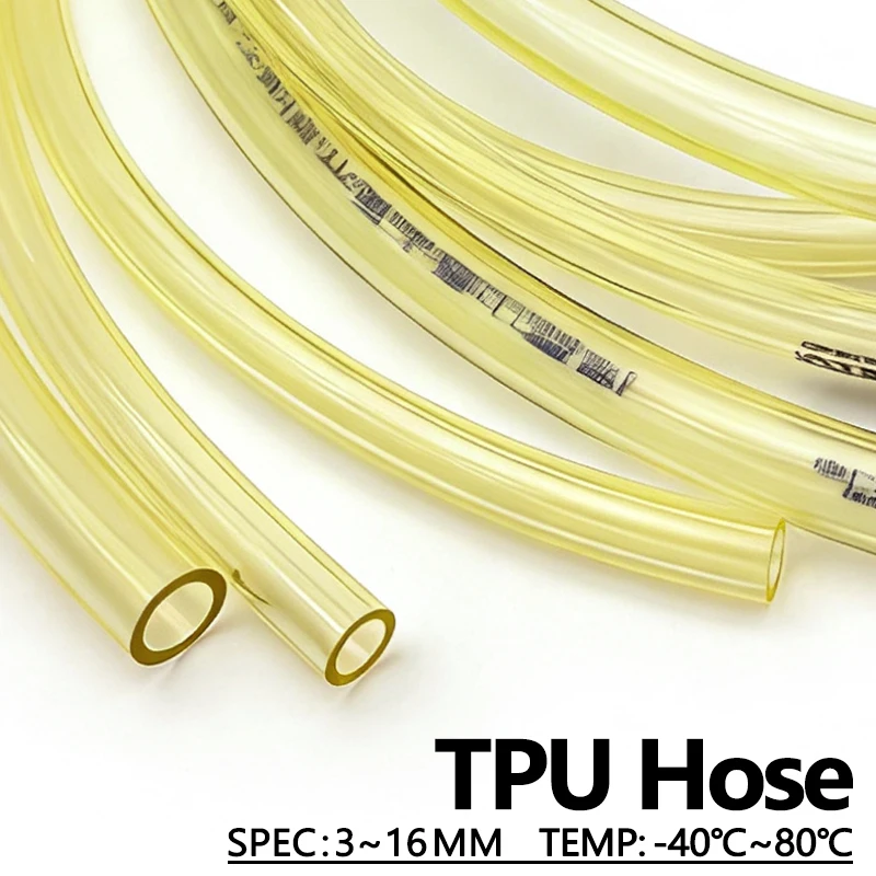 Power Tools Yellow - Selang Bahan Bakar TPU Kuning 50cm/1/2/3M