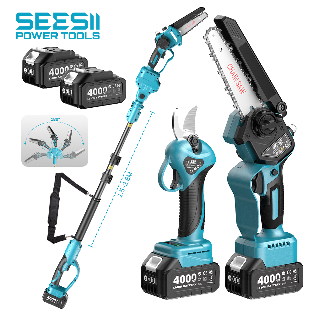 Power Tools Makita Set - SEESII Gunting Elektrik Tanpa Kabel 3-in-1