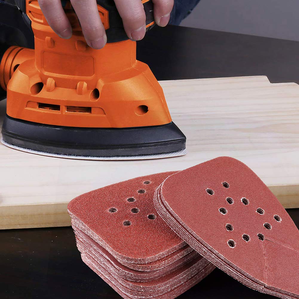 Detail Sander Corner - Kertas Amplas Segitiga 12 Lubang 135x98mm,