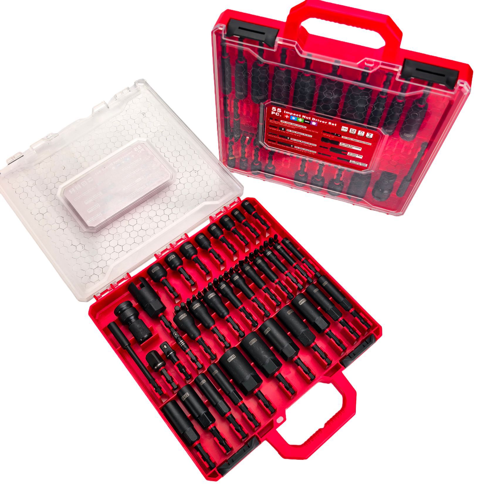 Power Tools List - Set Obeng Impact Magnetik 55 PCS,