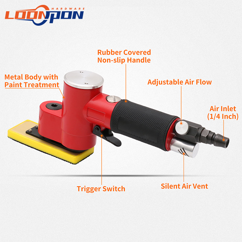 Loonpon Sander udara Mini Univ - Random Orbital Sander ulasan dan harga