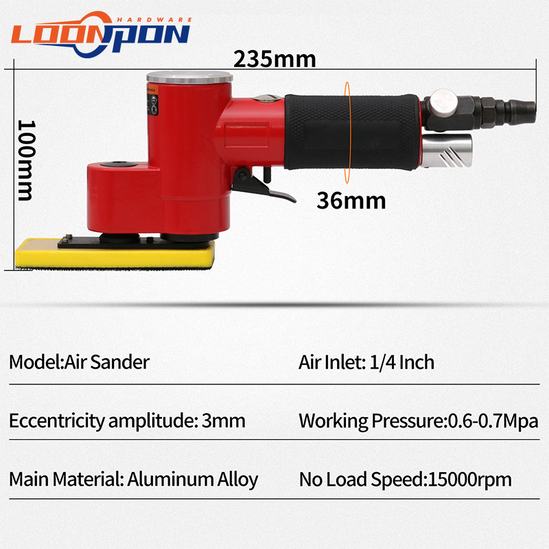 Loonpon Sander udara Mini Univ - Random Orbital Sander ulasan dan harga