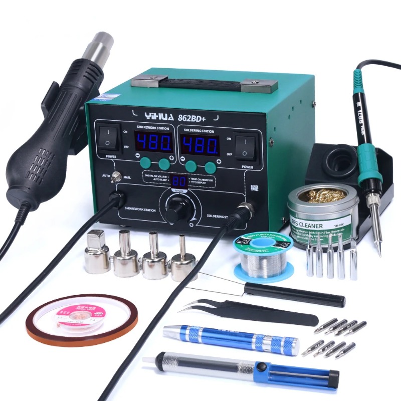 862BD+ Stasiun Solder Hot Air  - Power Tools Used In Welding ulasan dan harga
