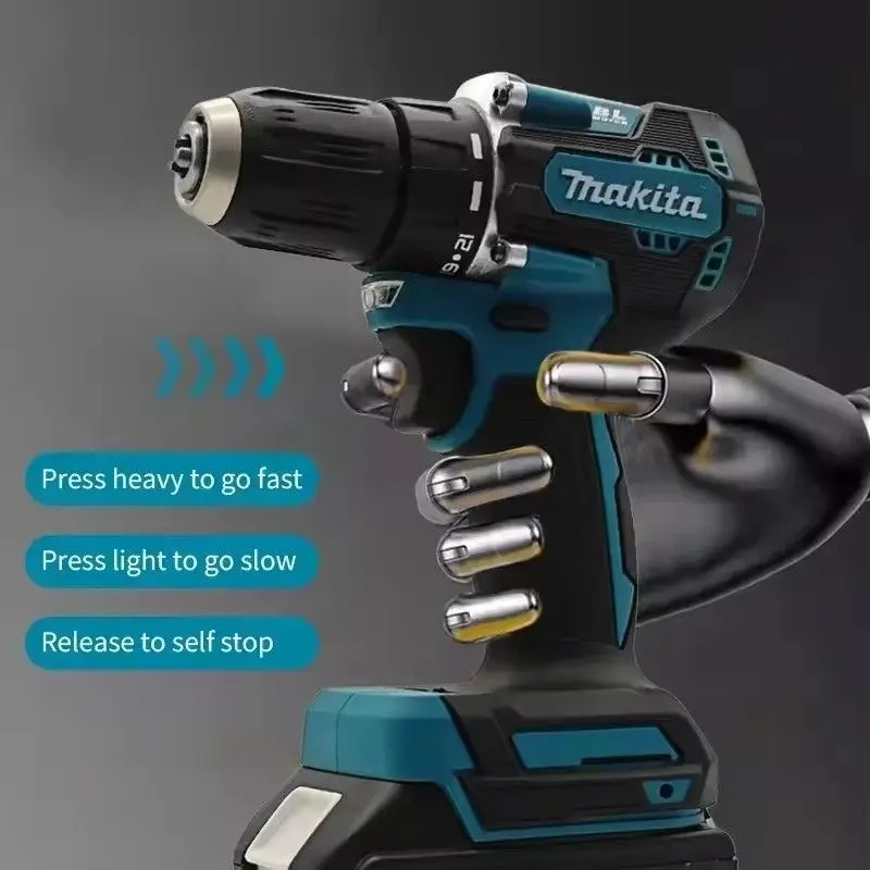 Makita Asli. DDF487 Bor Tanpa  - Power Tools Makita Set ulasan dan harga