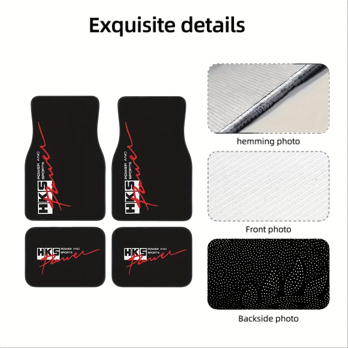 4 Buah- Keset Lantai Mobil den - Power Tools Logo ulasan dan harga