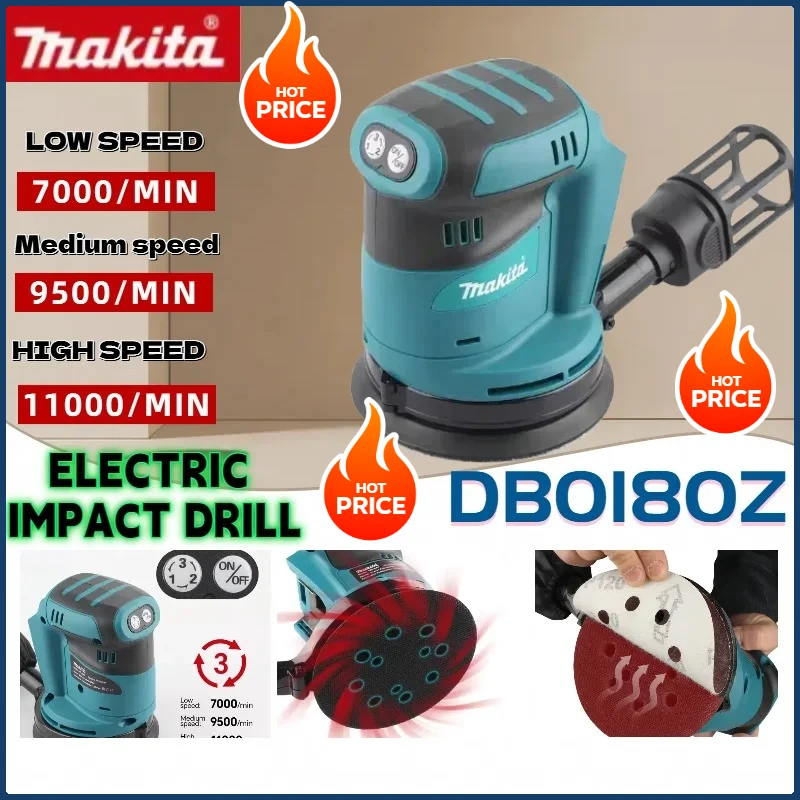 Makita DBO180Z Mesin Sander Or - Random Orbital Sander ulasan dan harga