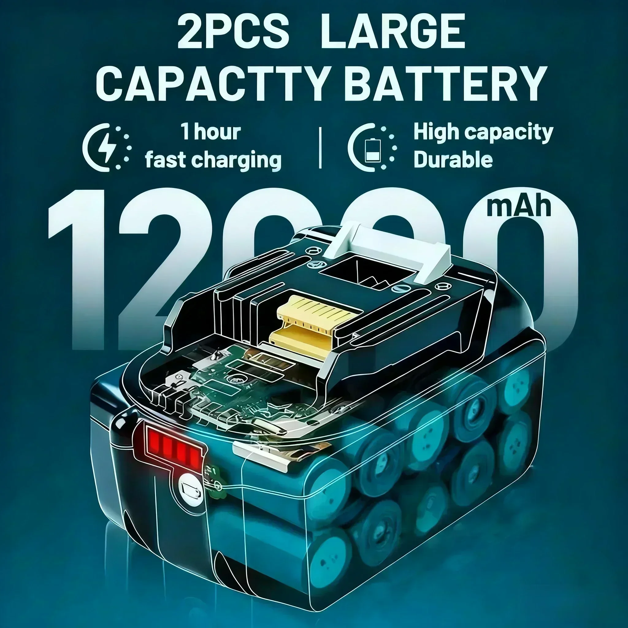 🎯 Baterai Asli untuk Makita 18 - Power Tools Makita Set ulasan dan harga