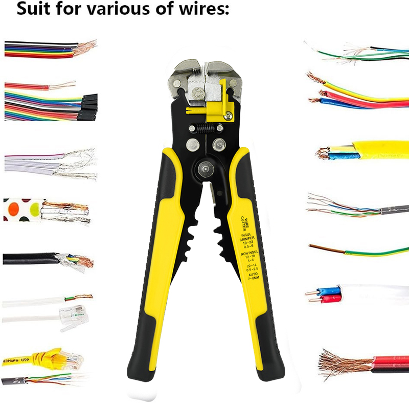 【2026 Baru】Tang Pengupas Kabel - Power Tools Yellow ulasan dan harga