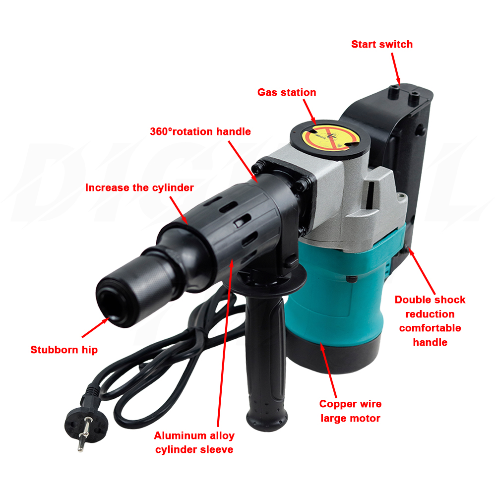 Bor palu listrik tugas berat 1 - Power Tools Hammer ulasan dan harga