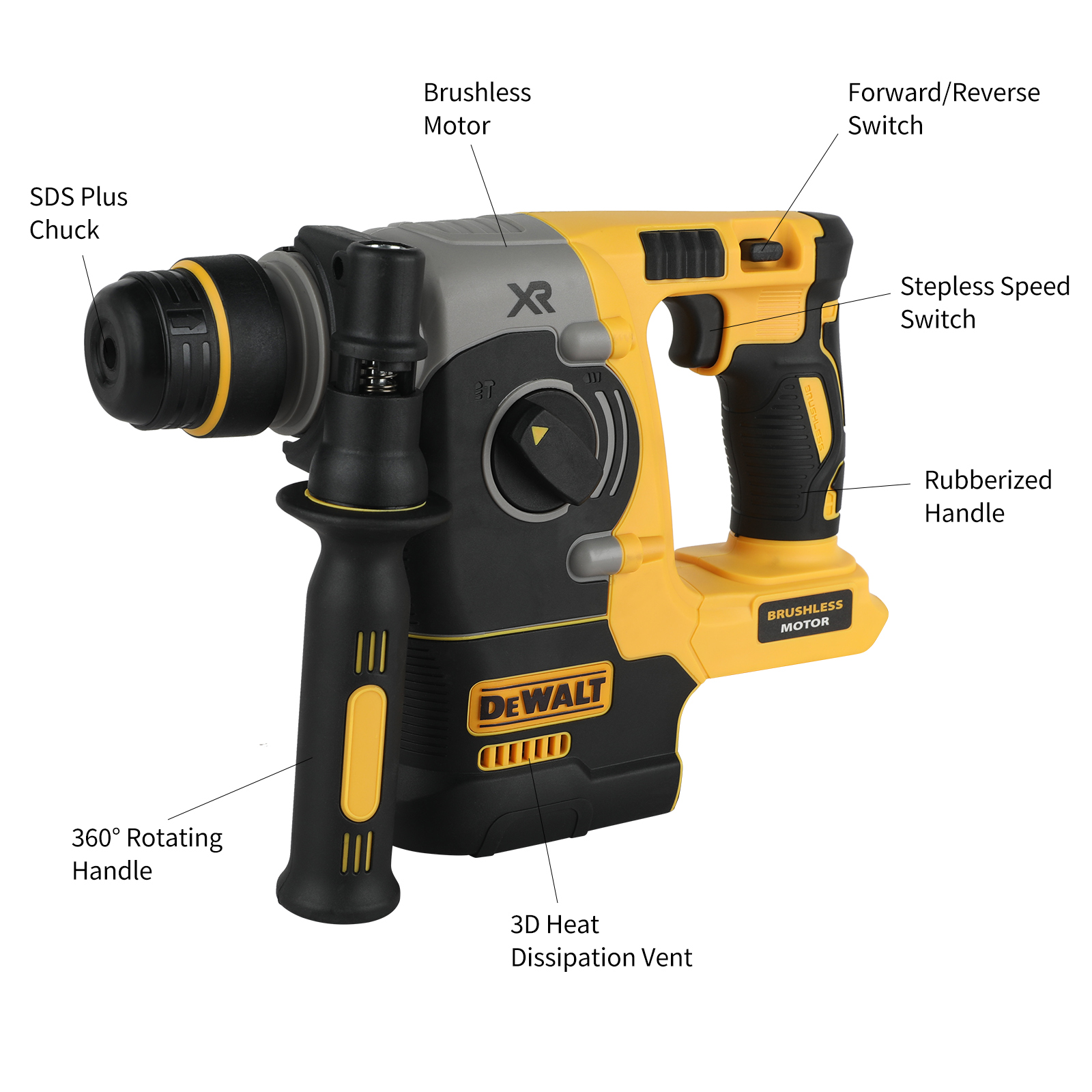 20V DEWALT DCH273 Bor Palu Tan - Power Tools Hammer ulasan dan harga