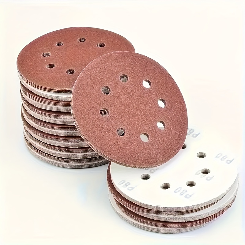 100 Lembar Amplas 5-Inci 8-Lub - Random Orbital Sander ulasan dan harga
