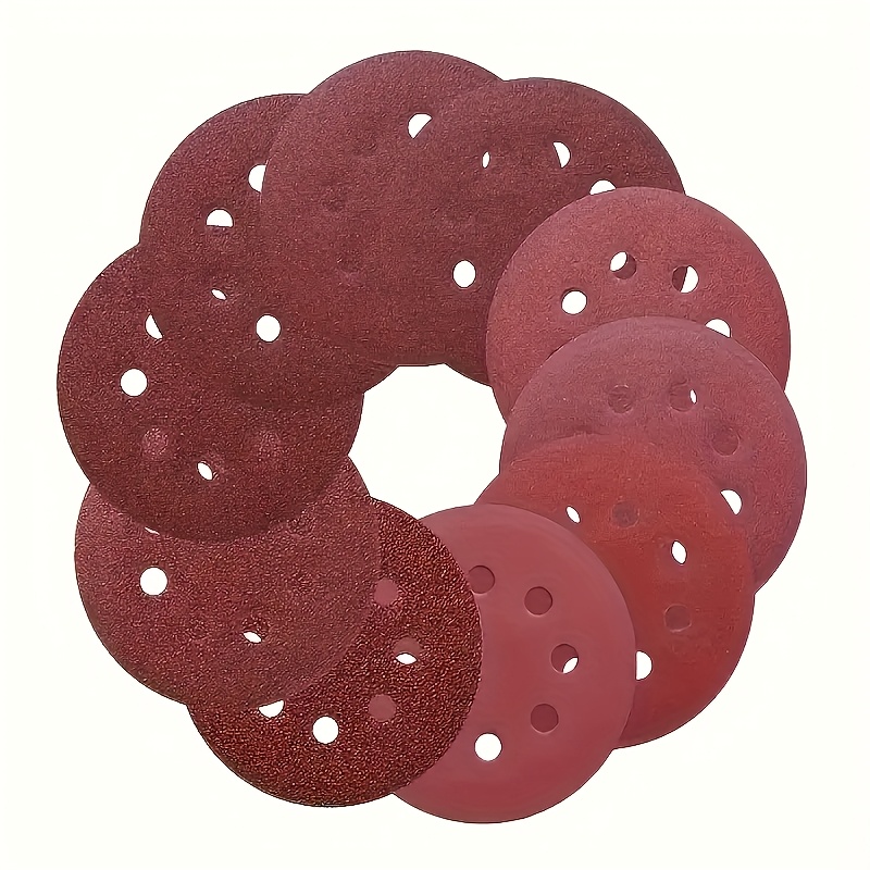 100 Lembar Amplas 5-Inci 8-Lub - Random Orbital Sander ulasan dan harga