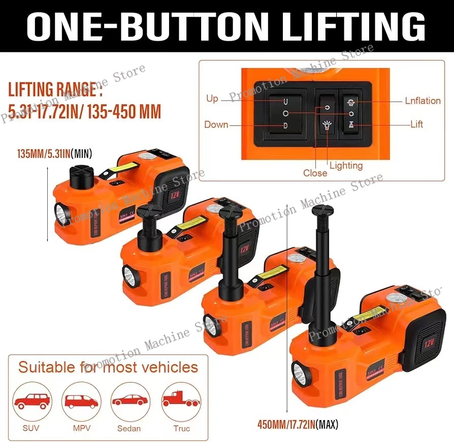 YYHC-Jack Mobil Hidrolik Elekt - Power Tools Orange ulasan dan harga