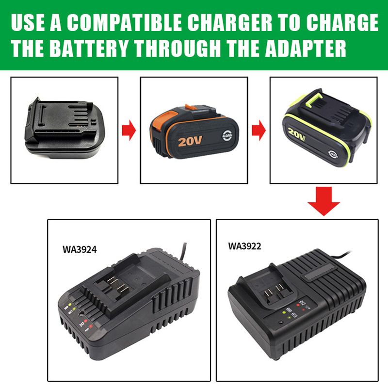 Konverter Adaptor Baterai untu - Power Tools Orange ulasan dan harga
