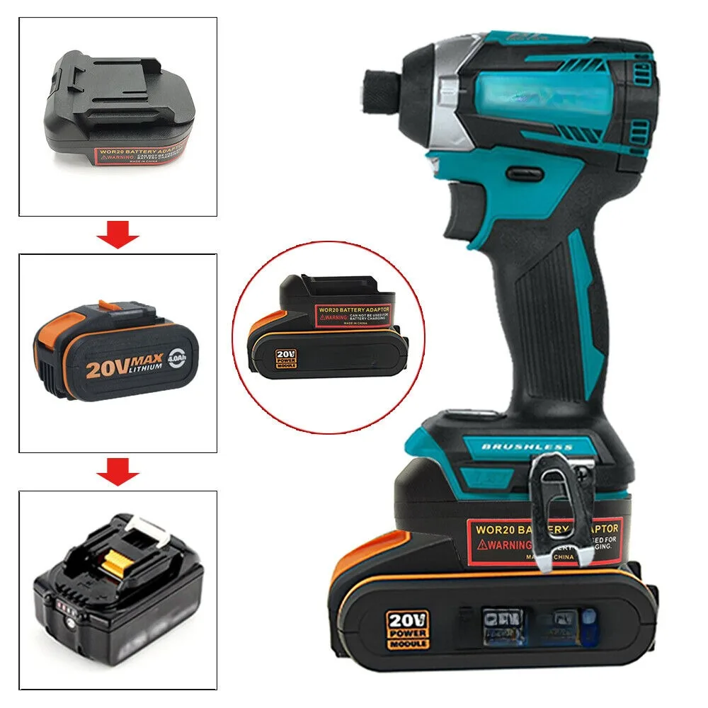 Adaptor konverter baterai untu - Power Tools Orange ulasan dan harga