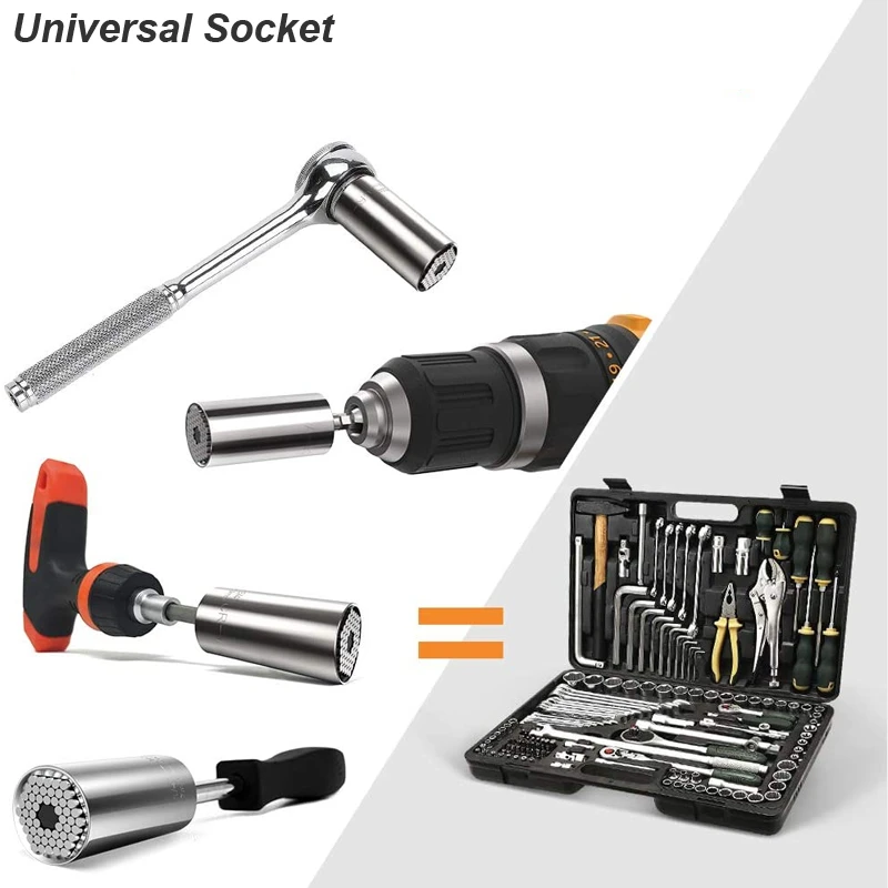 Set Kunci Soket Universal 7-19 - Power Tools List ulasan dan harga
