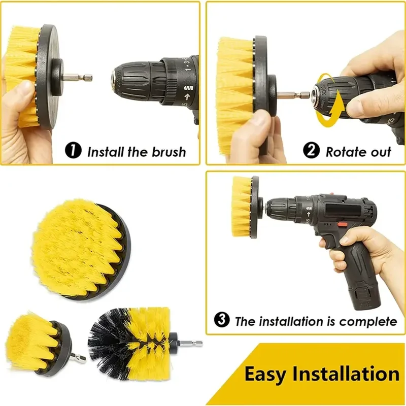 3 pcs/set set sikat bor alat p - Power Tools List ulasan dan harga