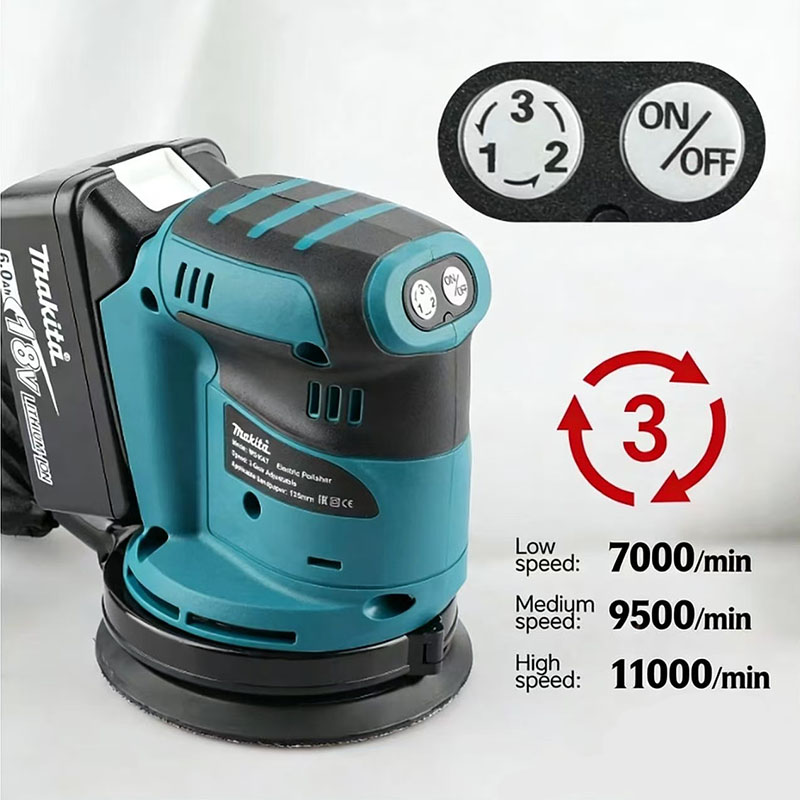 Makita DBO180Z 18V Mesin Sande - Random Orbital Sander ulasan dan harga