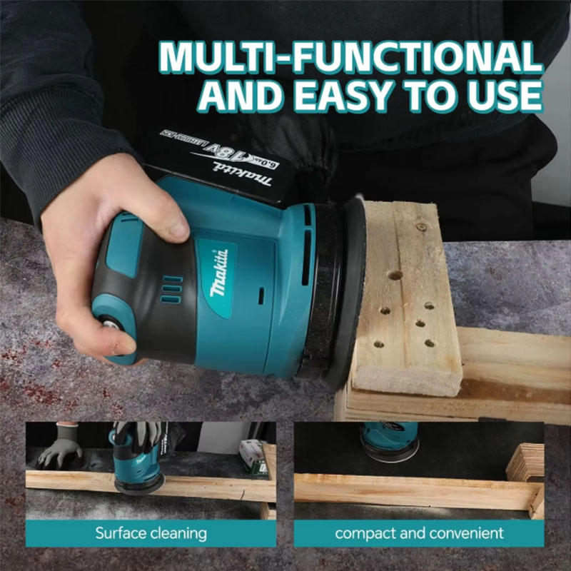 Makita DBO180Z 18V Mesin Sande - Random Orbital Sander ulasan dan harga