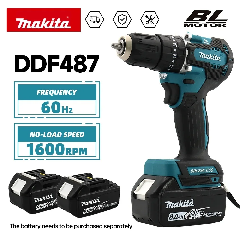 Makita DDF487 18V Bor Palu Tan - Power Tools Makita Set ulasan dan harga