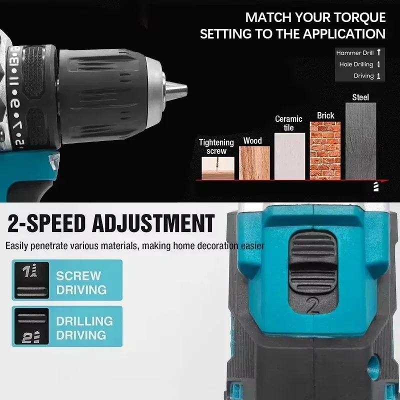 Makita DDF487 18V Bor Palu Tan - Power Tools Makita Set ulasan dan harga