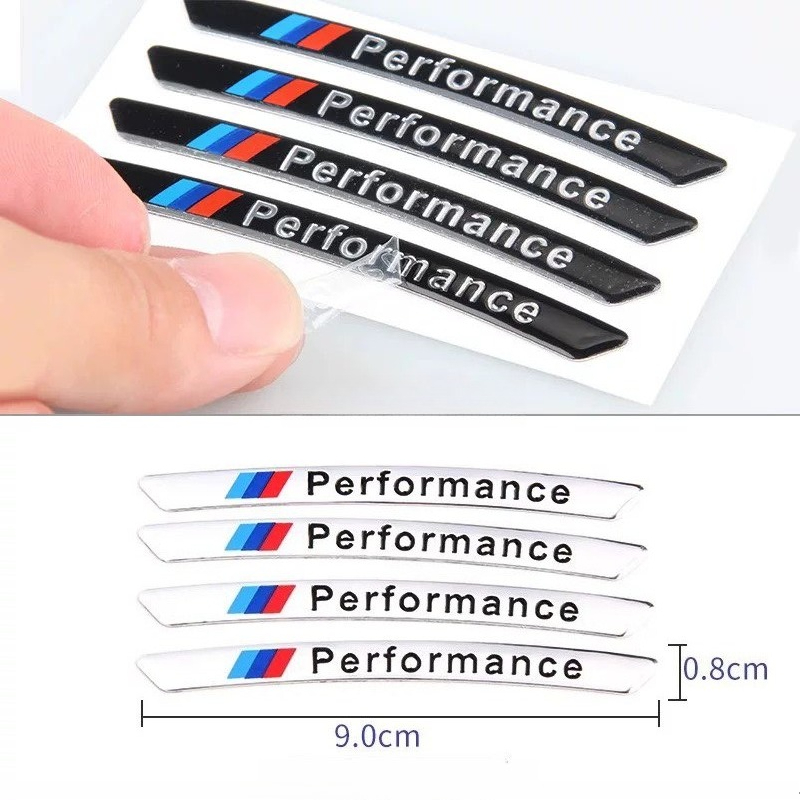4 Buah Stiker Tepi Hub Roda Mo - Power Tools Logo ulasan dan harga